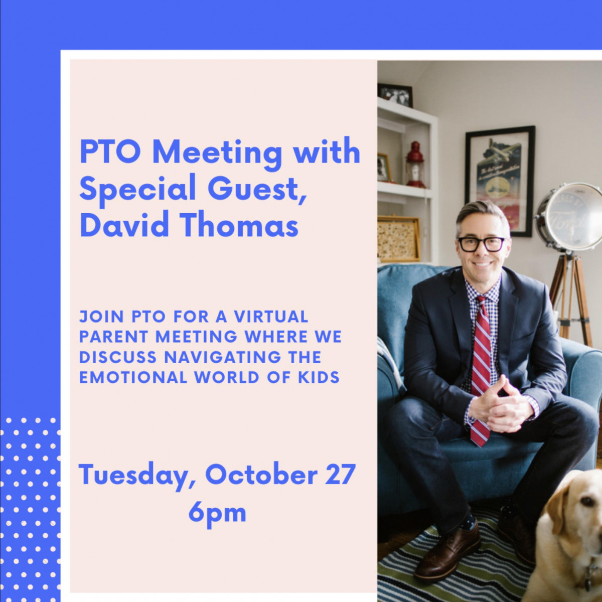 PTO Meeting with Special Guest, David Thomas – Sylvan Park Paideia