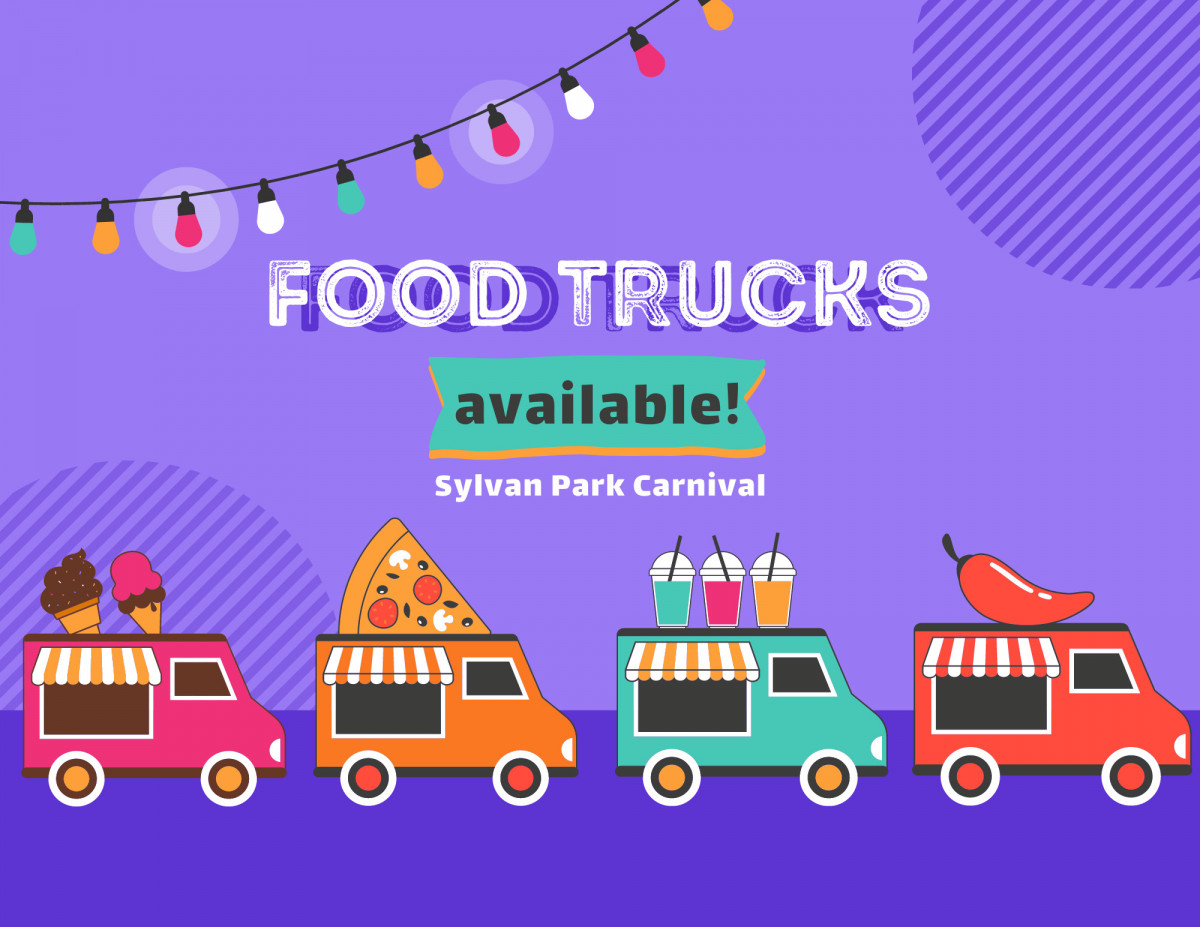 Colorful Food Truck Festival Poster