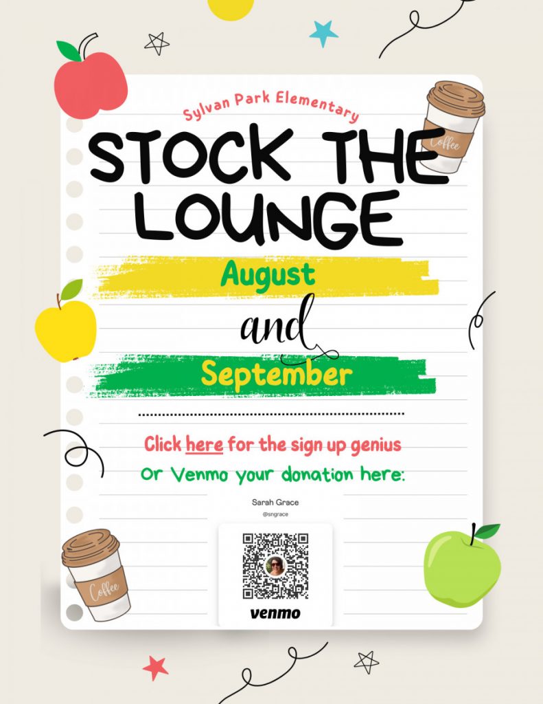 There is still time to donate to September’s stock the Lounge. If you’d like to do so, you can sign up here: